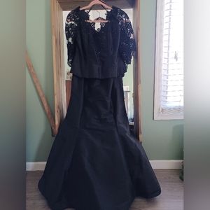 Black Formal Off the Shoulder Gown